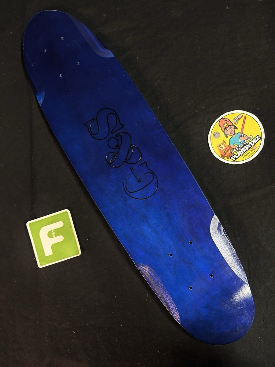 RARE Warptail Gordon Smith G & S Skateboard Deck Blue Gripped Z