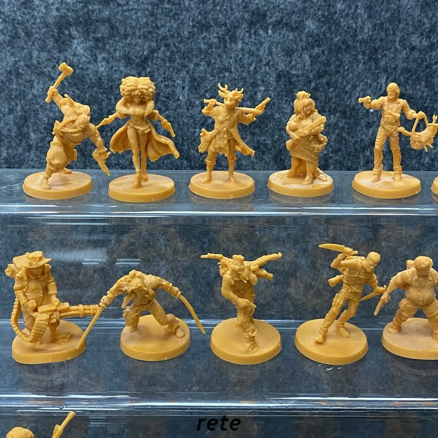 Random 3x Heroes Survivor Miniatures Zombicide 2nd Board Game Figures Toys Rare - Image 2 of 4
