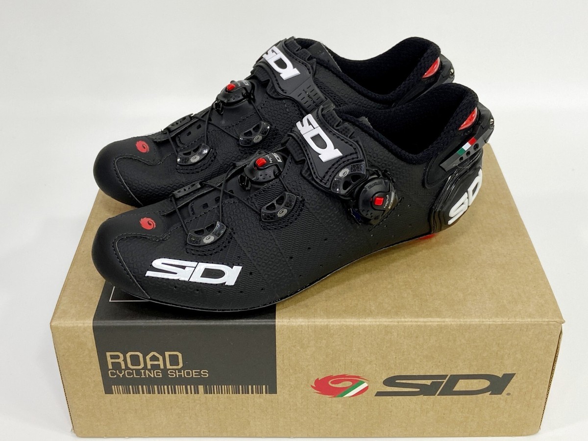 SIDI Wire 2 Matt Carbon Road Cycling Shoes (Matt Black) Made Italy