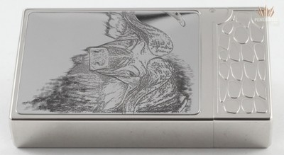 S.T DUPONT SPECIAL EDITION BIG FIVE MBOGO (BUFFALO) LIGNE 2 LIGHTER MAGNIFICENT!