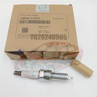 4PCS Genuine 1884611070 Spark Plugs For 11-18 Elantra Tucson Forte Sorento Soul