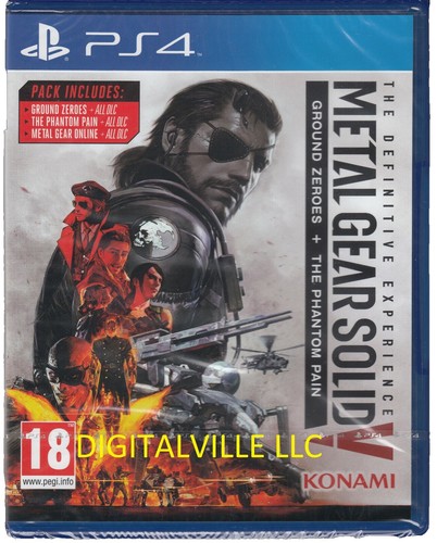 PS4 PlayStation 4 METAL GEAR SOLID V LIMITED PACK THE PHANTOM PAIN