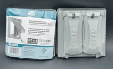 (Qty 2) Bell MX2050S Duplex Weatherproof Receptacle Cover 25 in 1 Combo Set NEW