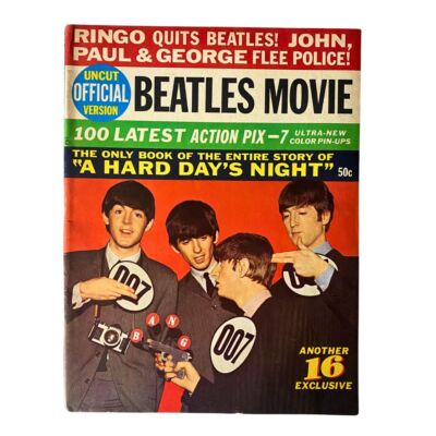 VTG 16's Beatle Movie Book 1964 Story of ''A Hard Day's Night'' No Label
