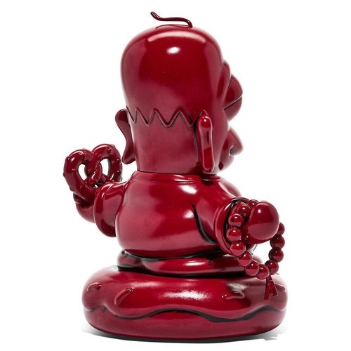 The Simpsons Red Vermilion Homer Buddha 7" Vinyl Figure by Kidrobot NEW Sealed - Picture 12 of 14