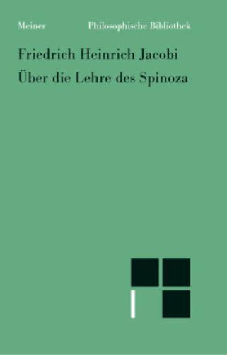 Thumbnail - Über Die Lehre Des Spinoza In Briefen An Den Herrn Moses Mendelssohn