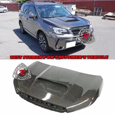 Fits 14-18 Subaru Forester ST-Style Bonnet Hood (Carbon Fiber)