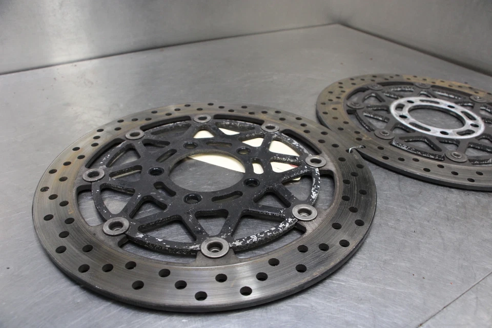 04-05 Suzuki GSXR 750 Front Brake Rotors Disks - Image 2 of 4