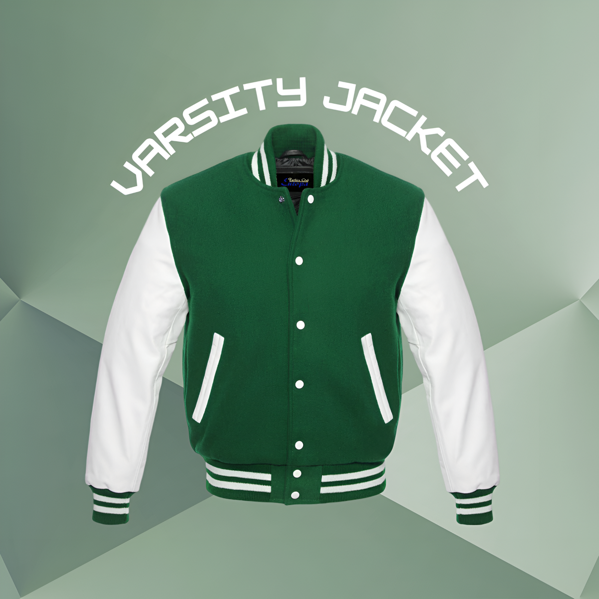 Whitesville Letterman スタジャン 40 グリーン Whitesville[ホワイツ