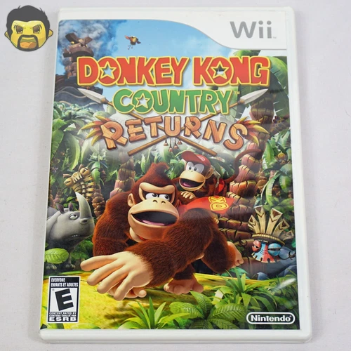 Donkey Kong Country Returns Wii CIB Game Nintendo Wii 2010 Complete + Reg Card C