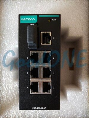 1PC New MOXA Multimode Fiber Port Switch 1 Optical 7 Port