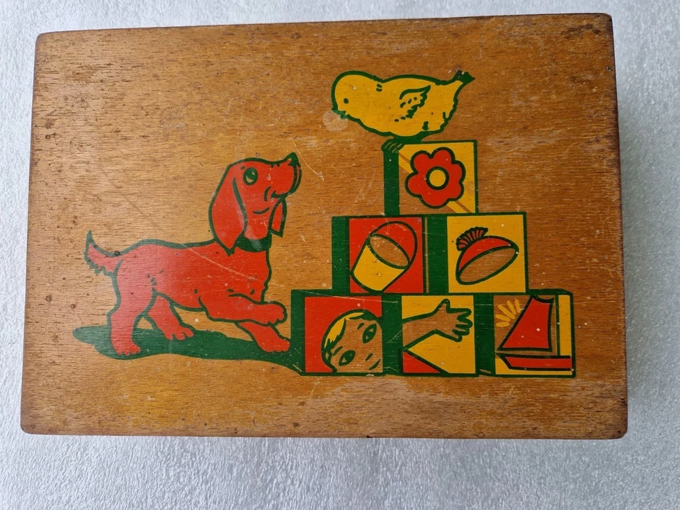 ANCIEN JEU DE CUBES EN BOIS - Photo 2/4