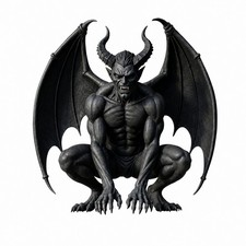 Gargoyle-Dekofigur detailliert gesculptet 3d-gedruckte pla-dekofigur gotisch