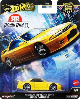 Hot Wheels 2025 Premium Car Culture Ronin Run II Nissan GT-R R32