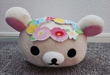 San-x Rilakkuma Round 1 Exclusive Teddy Flower Crown Korilakkuma Plush Stuffed