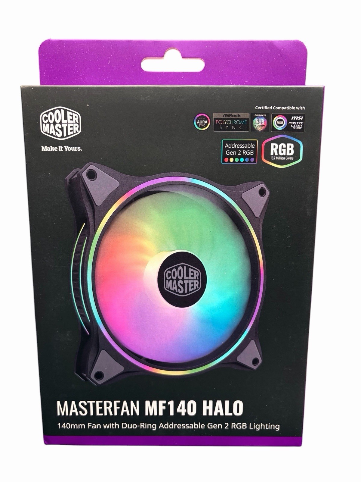 Master Masterfan Mf140 Halo 140mm Mfl-b4dn-15npa-r1 Gen 2 Rgb Lighting