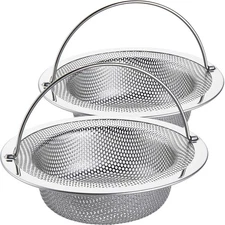 LASSHSWA Kitchen Sink Strainer Stainless Steel, Kitchen Sink Drain Strainer w...