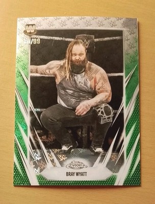 2026 Topps Chrome WWE- Bray Wyatt - GREEN LOGOFRACTOR /99