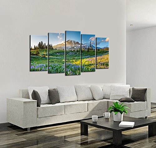- Large Canvas Print Wall Art Mount Rainier National Park at 60x32inches - Picture 4 of 7