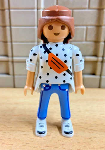 Playmobil character women's jeans t-shirt sneakers 39B - for custom rare vintage