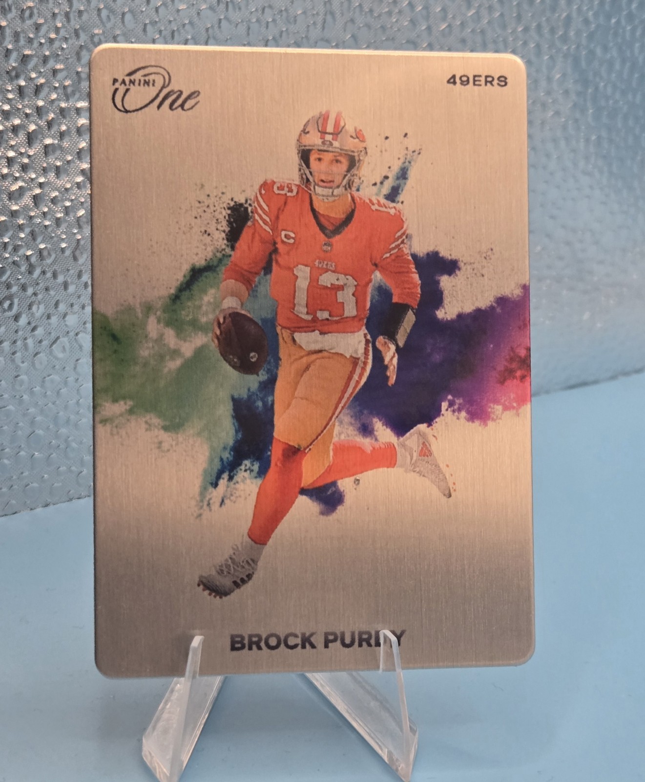 2023 Panini One - Color Blast Brock Purdy METAL