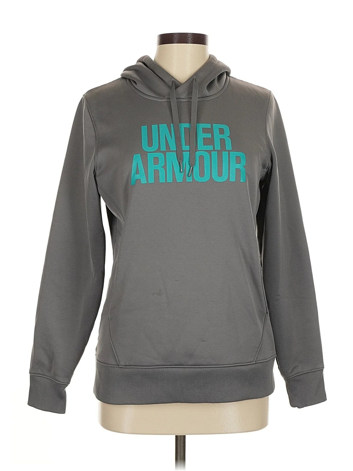 Under Armour Women Gray Pullover Hoodie M