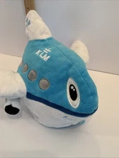 KLM ROYAL DUTCH AIRLINES Stuffed Toy Airplane Planet Flip-able Plush Toy NEW