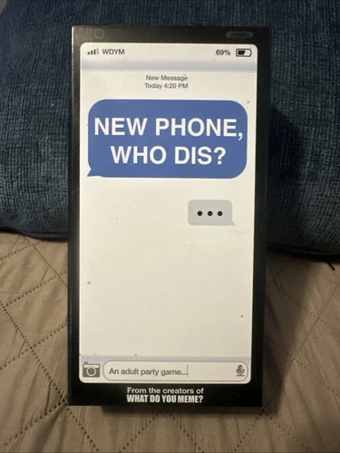 New Phone, Who Dis? What Do You Meme? Adult Card Game Ages 17+