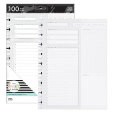 Happy Planner Classic Refill Paper: 100 Lined & Dashboard Sheets