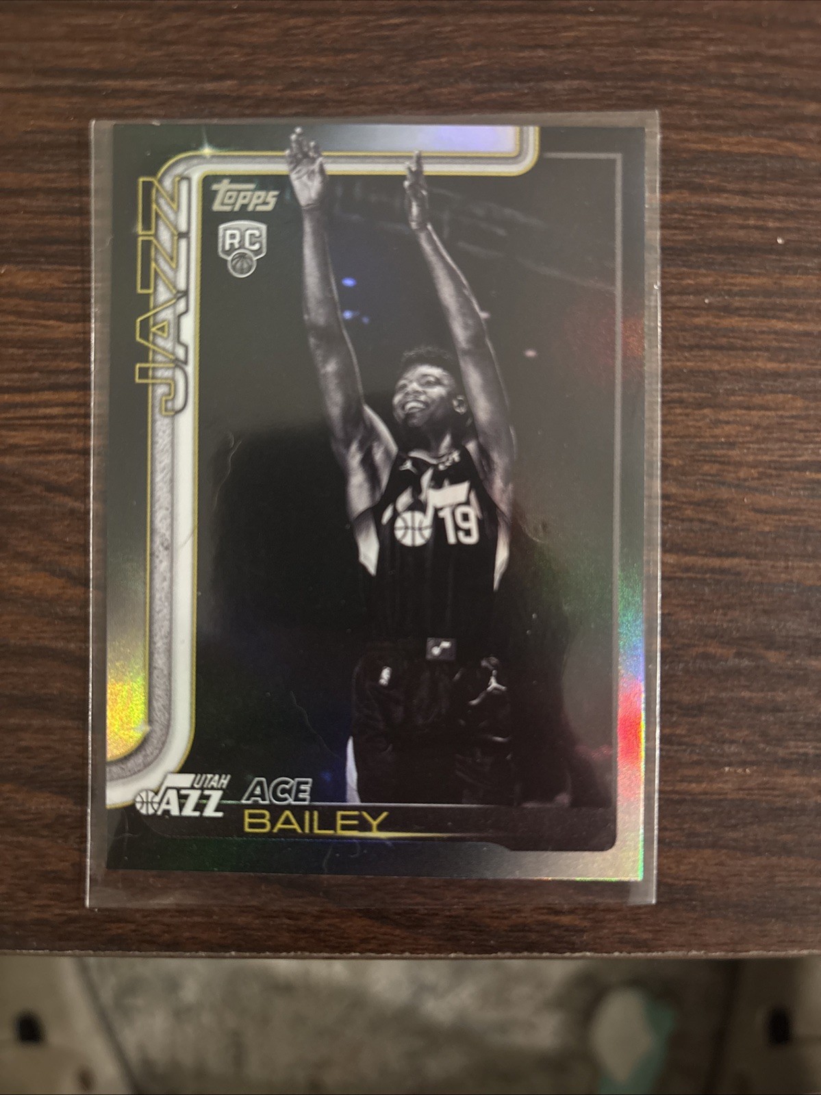 2025-26 Topps - Ace Bailey #205 Blackout Parallel RC.