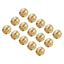 15 Pcs Brass Compression Sleeve Ferrules 4mm Tube   Brass Compression Fittings