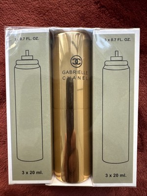 CHANEL Gabrielle Eau De Parfum Travel Spray 3x20ml Refill Set Sealed France