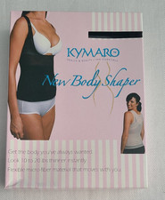 New Kymaro Women's Body Shaper Sz 2/Medium Black Top Shaper