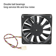 8cm 12V 0.50A 5300rpm Cooling Fan 4 Wires PWM Temperature Control Cooler For