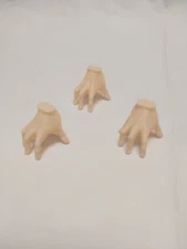 Dollhouse Miniature Wednesday Addams Family Thing Mini Hand Halloween Lot Of 3
