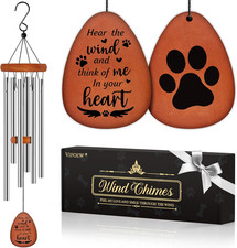 Dog Memorial Gifts for Loss of Dog, 28" Pet Memorial Gifts Wind Chimes, Loss of