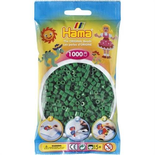 Hama 207-10 - Perlen 1000 Штюк Грюн Бюгельперлен-цум-Бастельн 2190₽