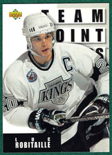 Luc Robitaille - 1993-94 Upper Deck #293 - Los Angeles Kings Team Point Leaders