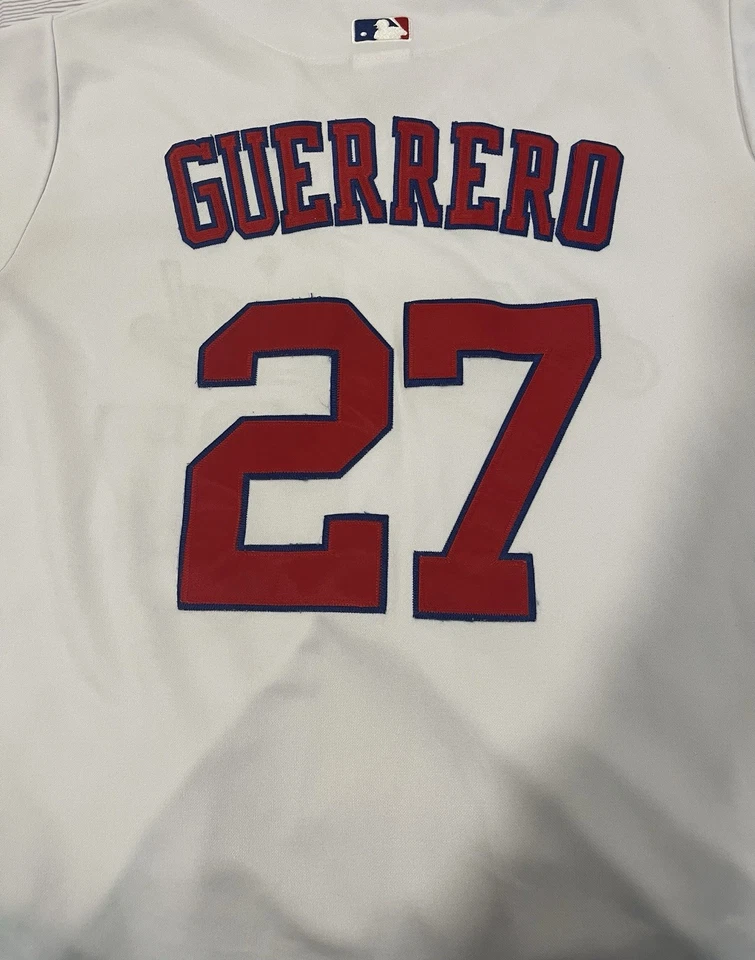 Camiseta deportiva de colección Guerrero #27 mediana Montreal Expos Majestic Cooperstown para hombre  Foto 2 de 4