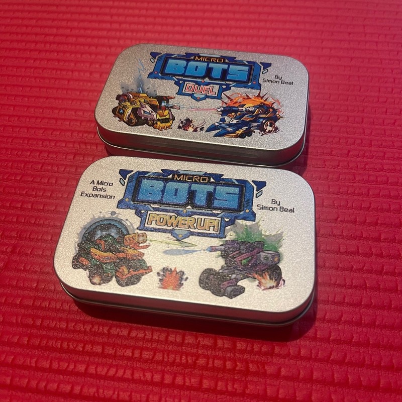 Micro Bots Duel and PowerUp Expansion Pack Kickstarter Edition - Mint Condition