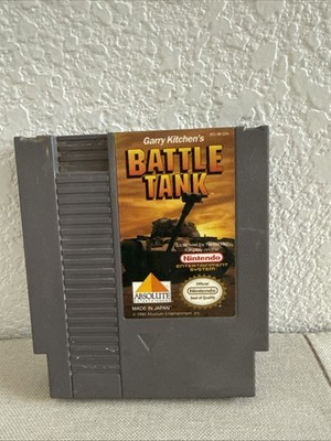 Garry Kitchen's Battletank Nintendo NES Video Game Pak Cartridge
