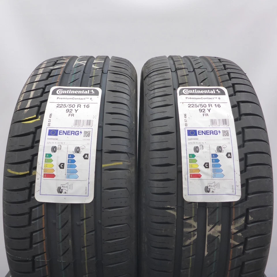 225 50 16 4x CONTINENTAL 225/50 R16 92Y Sommerreifen 2022/24 VOLL - Bild 3 von 4