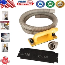 Lightweight 6' Dust-Free Vacuum Sander with EasyClamp System for Professionals