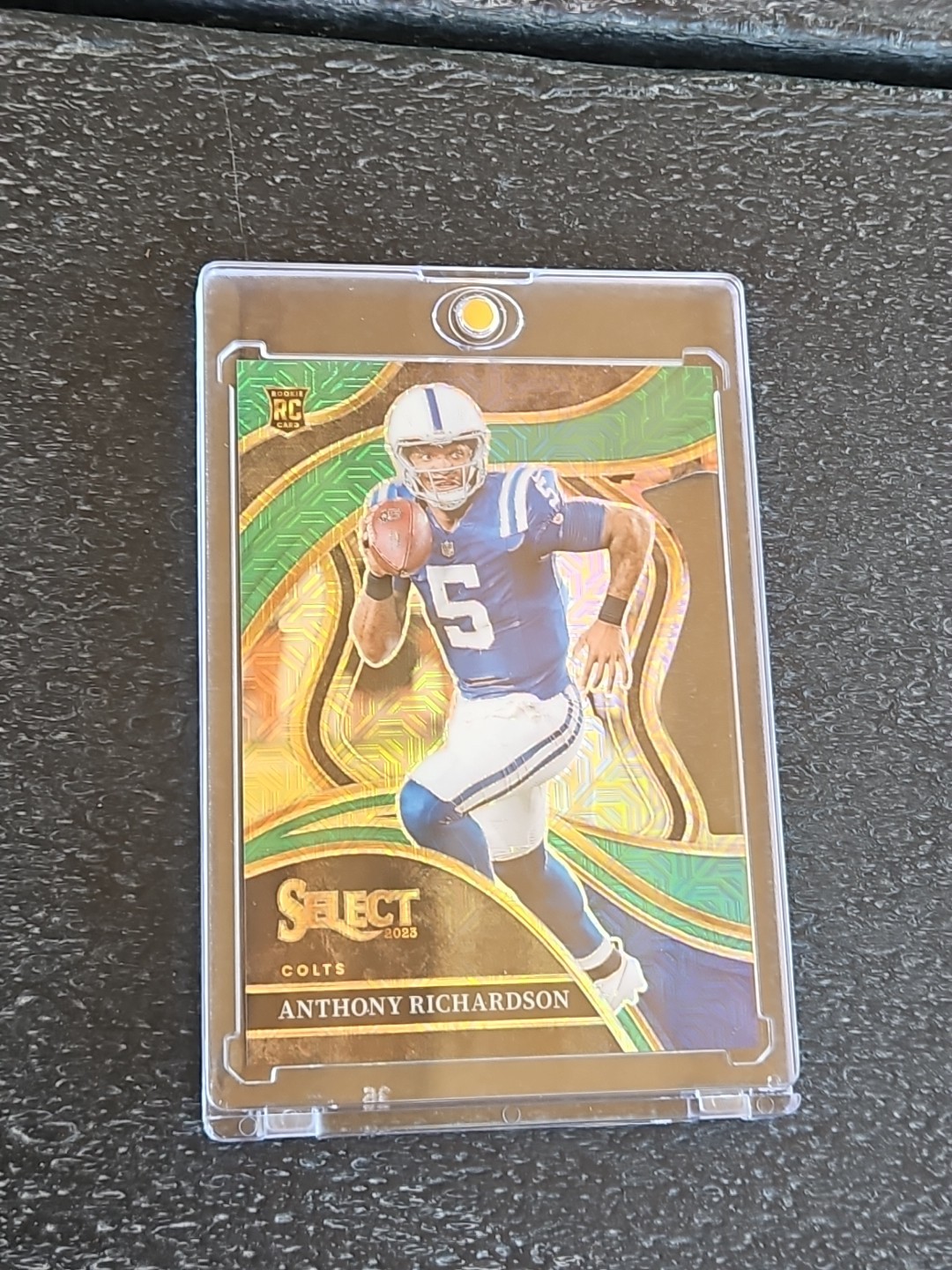 2023 Panini Select Football Anthony Richardson Rookie Club Level Green Prizm 4/5