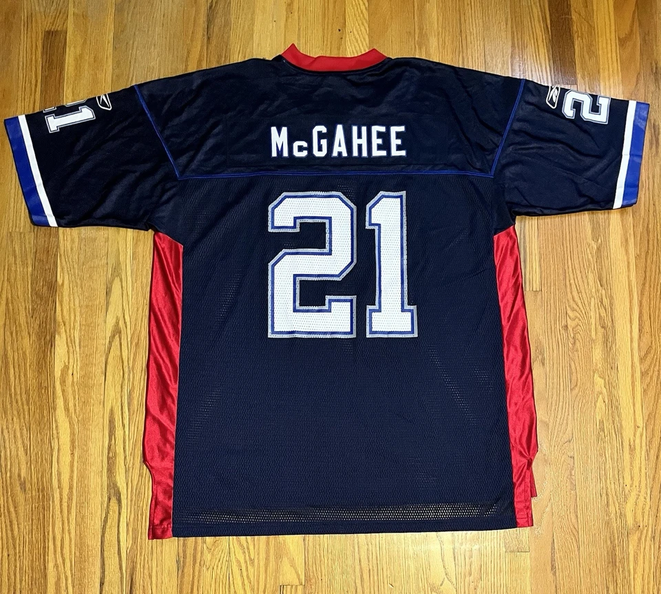 Camiseta deportiva retro Buffalo Bills Willis McGahee #21 azul Reebok NFL XL Foto 2 de 4