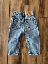 Vtg. Little Levis 550 Orange Tab Toddler Boys Sz 2 Relaxed Fit Slim Denim Jeans