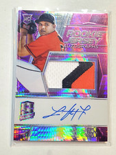 Luis Ortiz 2019 Spectra Rookie Autograph 28/49 Jersey Relic RC Auto SP Orioles