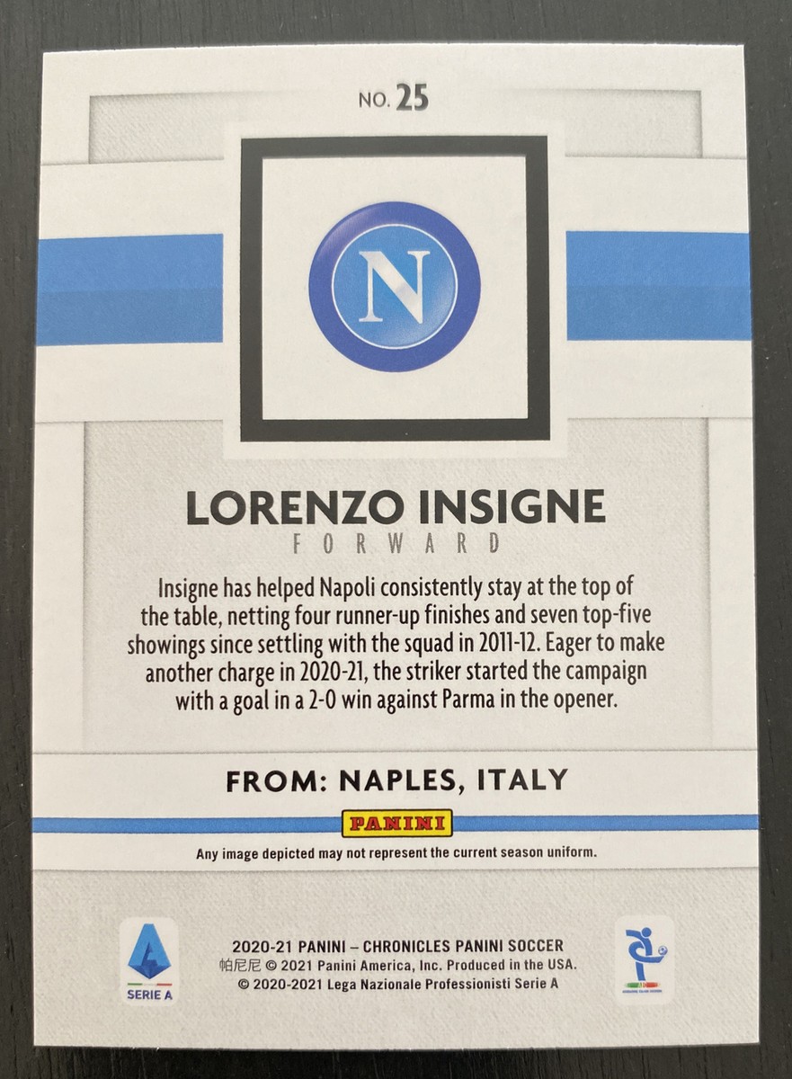 2020-21 Chronicles Base - LORENZO INSIGNE - Panini No. 25 SSC