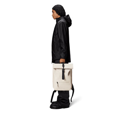 Unisex Rucksack Rains Rolltop Dünen 13320-26