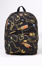 Vans Off The Wall Old Skool Plus Problem Child Black Laptop Backpack New NWT
